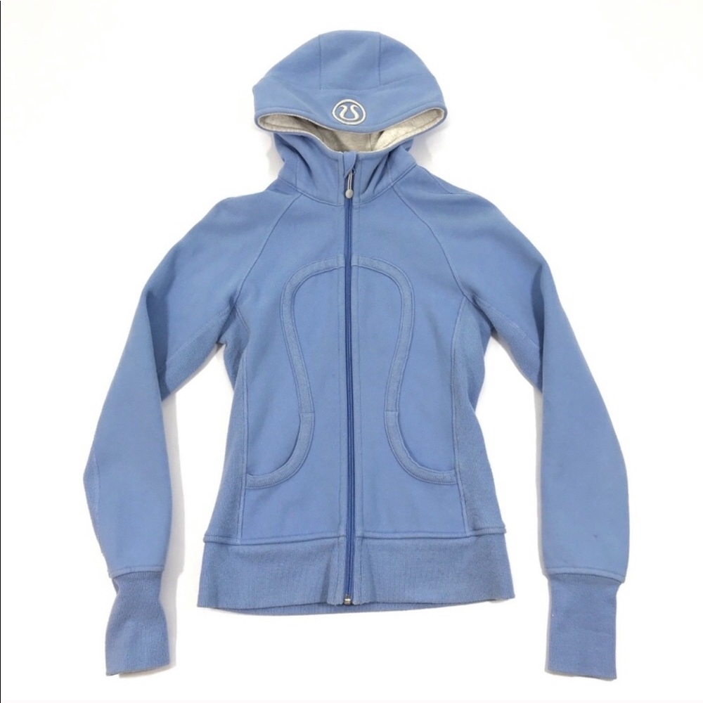 Lululemon scuba hoodie light blue